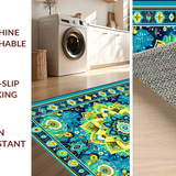 Eclectic Colorful Tiled Motif(Blue)