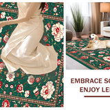 Intricate Oriental Leaf Motif(Green)