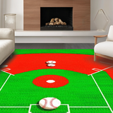 Charming Playful Baseball Aesthetic(Red)
