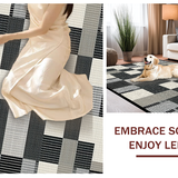 Elegant Round Monochrome Geometric(Gray)