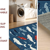 Dynamic Nautical Scene Artwork(Blue)