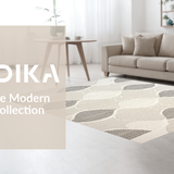 Artisanal Textured Scallop Design(Beige)