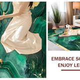 Elegant Marble Artistry Statement(Green)