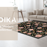 Chic Black and Pink Blossom Style(Black)