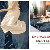 Contemporary Wave Textured Aesthetic(Blue)