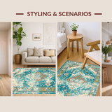 Chic Geometric Aqua Tones(Green)