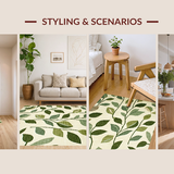 Graceful Floral Harmony in Tones(Ivory)