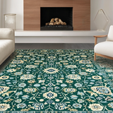 Artful Distressed Ogee Design(Blue)