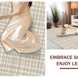 Trendy Transitional Striped Layout(Beige)