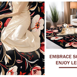 Luxurious Dark Floral Composition(Black)