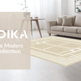 Elegant Textured Modern Motif(Beige)