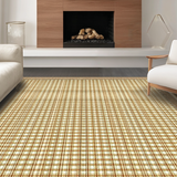 Ultra Soft Area Rug, Non Slip, Stain Resistant, Washable Area Rugs for Living Room, Bedroom, Sleek Minimalist Herringbone Style(Beige)