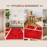 Refreshing Round Watermelon Motif(Red)