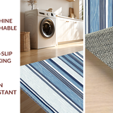 Fresh Modern Linear Wave Design(Blue)