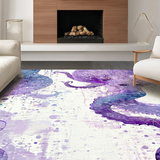 Ultra Soft Area Rug, Non Slip, Stain Resistant, Washable Area Rugs for Living Room, Bedroom, Octopus Tentacles Rug: Watercolor Octopus Pattern, Unique Floor Mat(Purple)