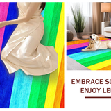 Charming Cheerful Rainbow Design(Red)