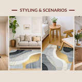 Sophisticated Abstract Gold Accents(Gray)