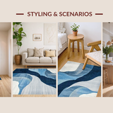 Luxe Textured Shape Elements(Blue)