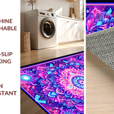 Striking UV Reactive Circular Art(Purple)