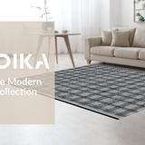 Luxurious Striped Geometric Arrangement(Gray)