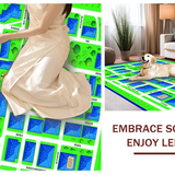 Whimsical Vehicle Pathway Visual(Blue)