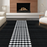 Contemporary Bold Checkered Style(Black)