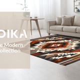 Elegant Geometric Patterned Weave(Gray)