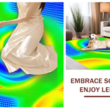 Dynamic Colorful Spiral Illusion(Blue)