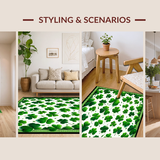 Elegant Green Leaf Motif Design(Green)