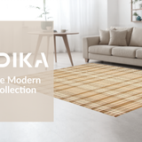 Contemporary Brown Lattice Artistry(Beige)