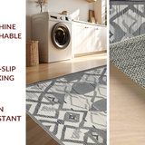 Chic High Low Trellis Design(Gray)