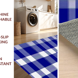 Elegant Coastal Checkered Aesthetic(Blue)