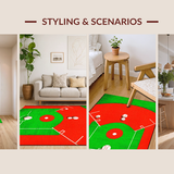 Charming Playful Baseball Aesthetic(Red)