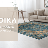 Charming Transitional Symmetrical Elements(Blue)