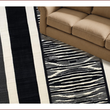 Chic Safari Inspired Black and White(Black)