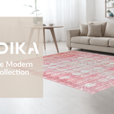 Ultra Soft Area Rug, Non Slip, Stain Resistant, Washable Area Rugs for Living Room, Bedroom, Uno Reverse Pink Bow Rug: Playful Loop Design Carpet for Home(Pink)