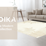 Lush Fluffy Round Contemporary Charm(Beige)