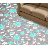 Ultra Soft Area Rug, Non Slip, Stain Resistant, Washable Area Rugs for Living Room, Bedroom, Contemporary Gray Kitchen High Traffic Area Carpet(Gray)