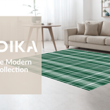 Contemporary Earth Tone Checkered(Green)