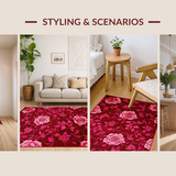 Bold Round Floral Fantasy(Red)