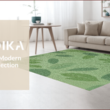 Ultra Soft Area Rug, Non Slip, Stain Resistant, Washable Area Rugs for Living Room, Bedroom, Tropical Sage Green Kitchen Runner Non-Slip(Green)