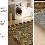 Ultra Soft Area Rug, Non Slip, Stain Resistant, Washable Area Rugs for Living Room, Bedroom, Rustic Safari Inspired Look(Beige)