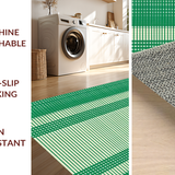 Cozy Earthy Tones with Lattice Design(Green)