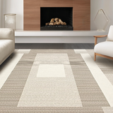 Chic Striped Modern Motif(Beige)