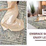 Rustic Toned Lattice Motif(Beige)