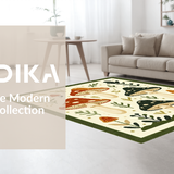 Lively Illustrative Mushroom(Beige)