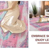 Artful Retro Hexagonal Layout(Pink)