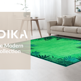 Dynamic Jungle Flora and Fauna Design(Green)