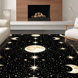 Ethereal Moonlit Geometric Allure(Black)