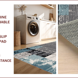 Ultra Soft Area Rug, Non Slip, Stain Resistant, Washable Area Rugs for Living Room, Bedroom, Modern Abstract Bedroom Minimalist Style Area Rug(Gray)